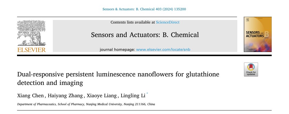 Dual-responsive persistent luminescence nanoflowers for glutathione detection and imaging